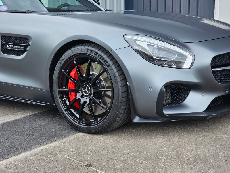 MERCEDES AMG GTS : film de protection pour peinture gris matte proche Obernai