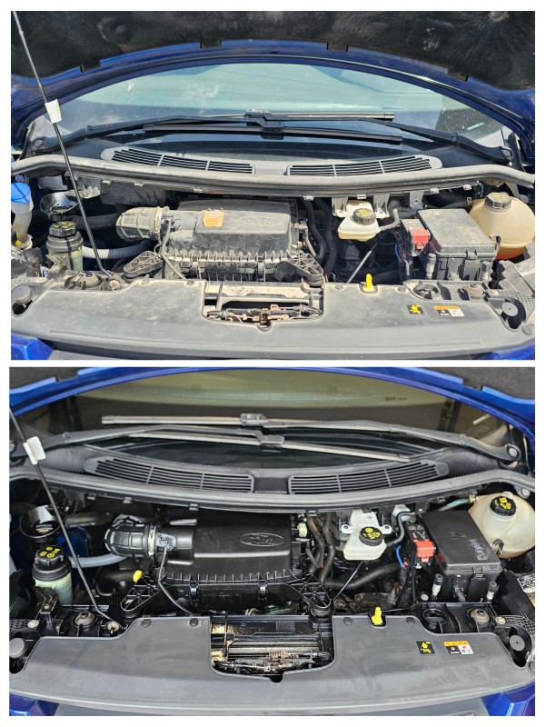 Nettoyage d'un utilitaire Ford transit à Epfig 67