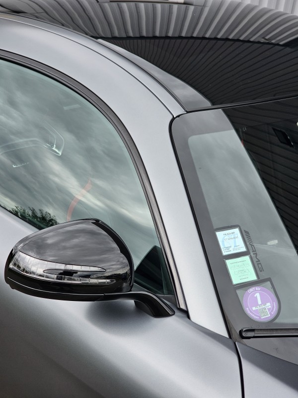 MERCEDES AMG GTS : film de protection pour peinture gris matte proche Obernai