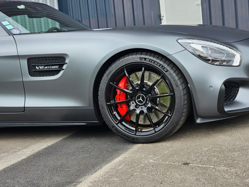 MERCEDES AMG GTS : film de protection pour peinture gris matte proche Obernai