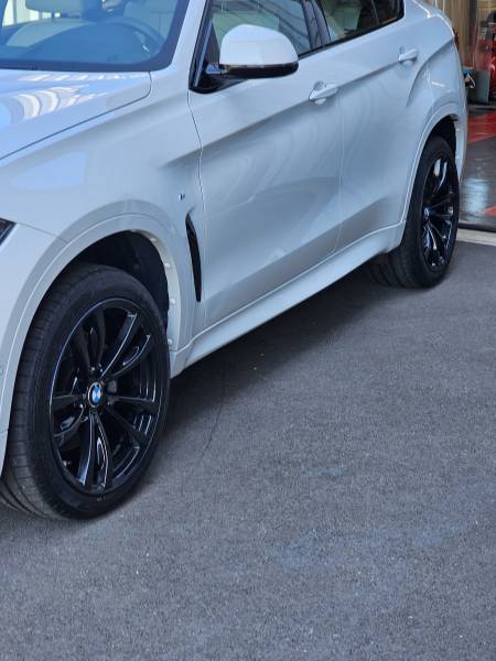 BMW X6 : pose de protections jantes Alloygator à Sélestat