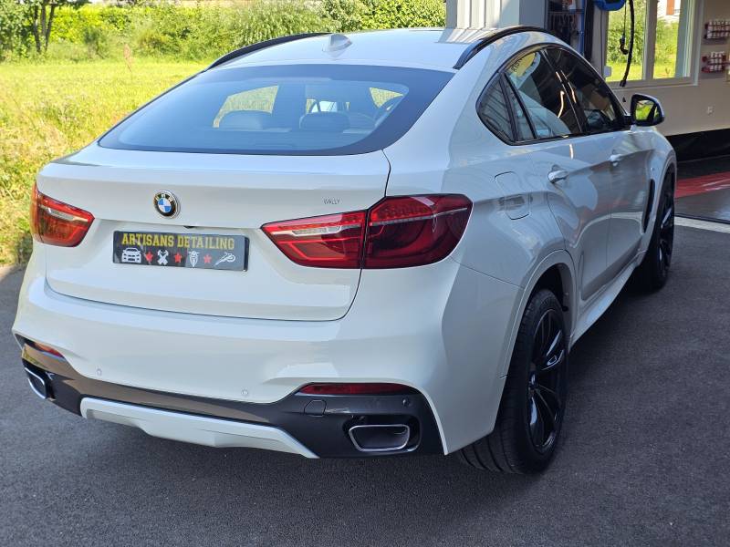 BMW X6 : Polissage et traitement céramique GTECHNIQ ULTRA à Sélestat
