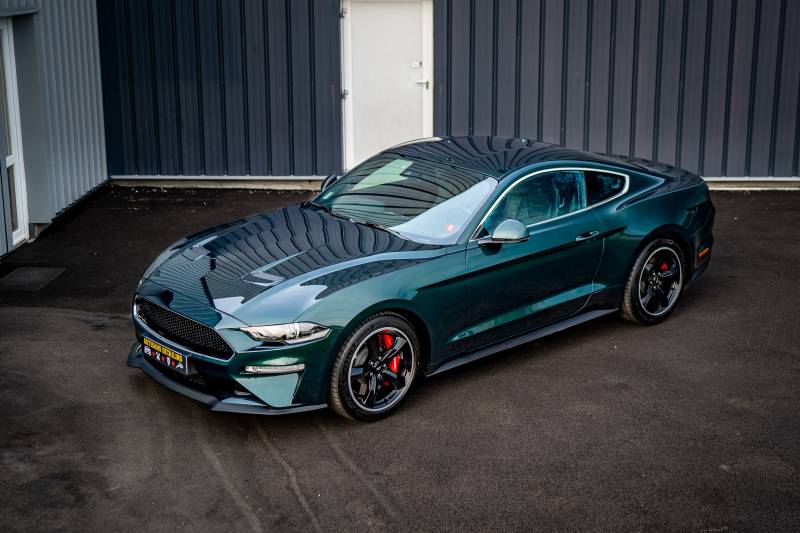FORD MUSTANG BULLITT : Protection céramique GTECHNIQ CRYSTAL SERUM ULTRA proche Strasbourg 67.