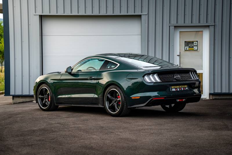 FORD MUSTANG BULLITT : Protection céramique GTECHNIQ CRYSTAL SERUM ULTRA proche Strasbourg 67.