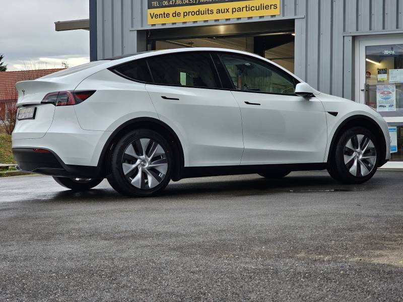 Traitement céramique Gtechniq sur cette Tesla model Y neuve à Scherwiller vers Sélestat 67